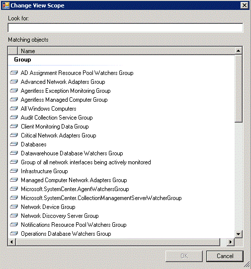 用于更改作用域的对话框