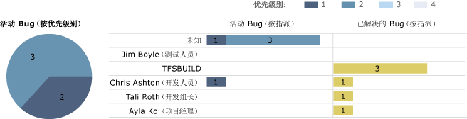 “Bug 状态”报表的下半部分