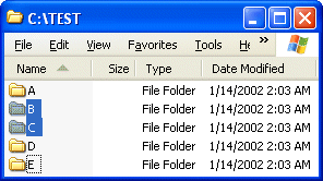 figure 6. multiple-selection list