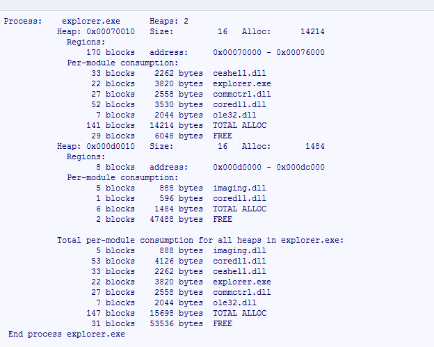 DevHealth Heap Report Part 1