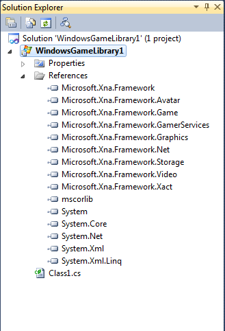 Bb203928.UsingXNA_SolutionExplorer_Windows_Library(en-us,XNAGameStudio.41).png