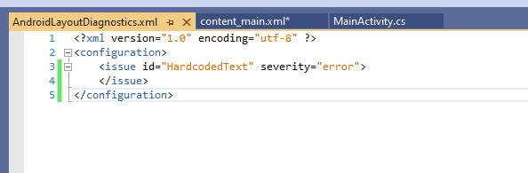 Diagnostics Configuration File