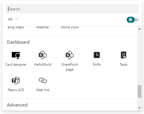 从工具箱中选择 ACE