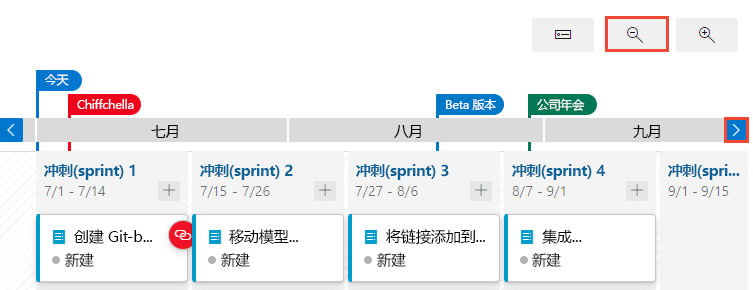 屏幕截图显示让四个标记都显示在视图中。