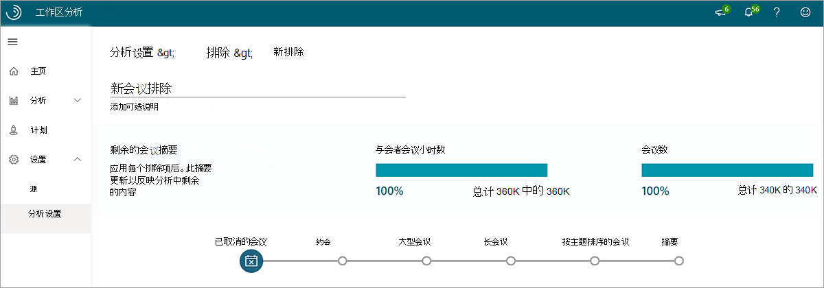 会议排除项。