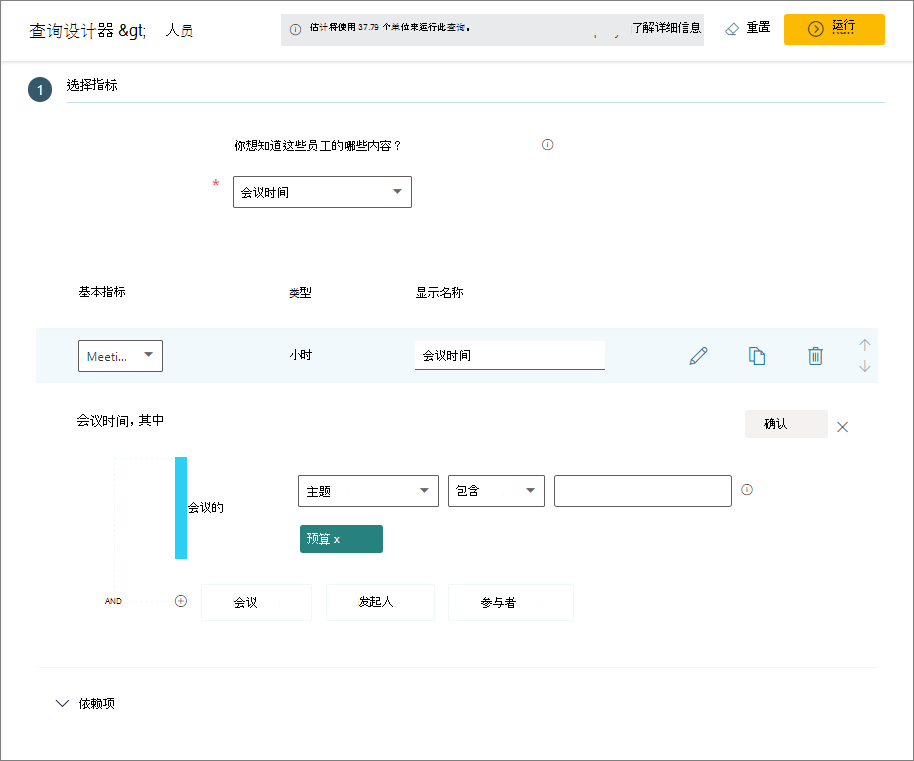 选择指标图像。