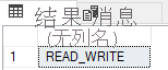 Screenshot that shows the read/write response.