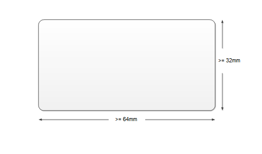 diagram showing the minimum dimensions for a windows precision touchpad device.