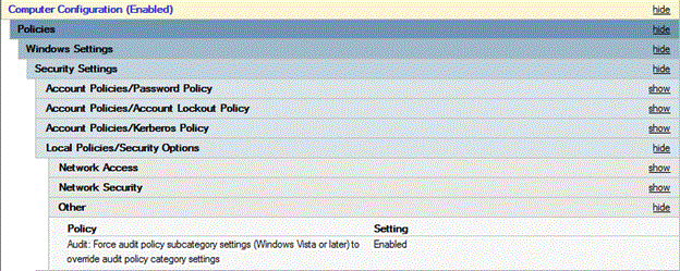 command-line auditing