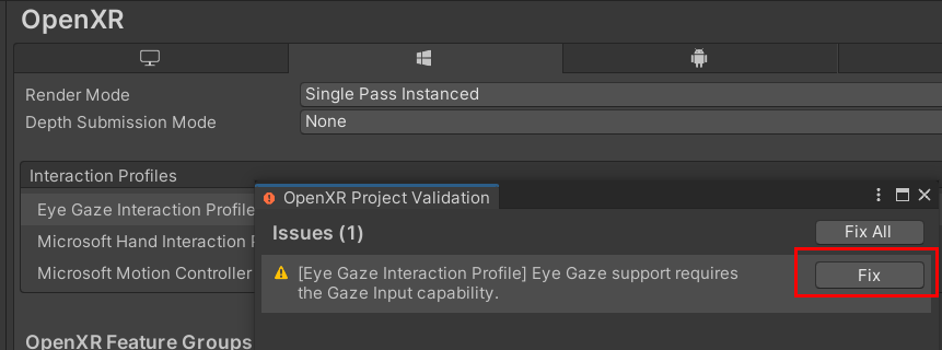 Eye gaze interaction profiles