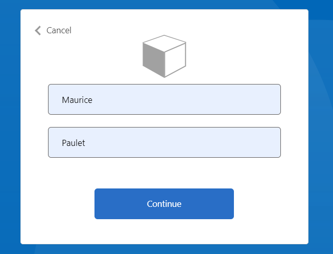 screenshot of accepting user inputs in custom policy.