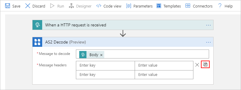 Screenshot showing multi-tenant designer with 