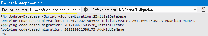 產生 SQL 指令碼