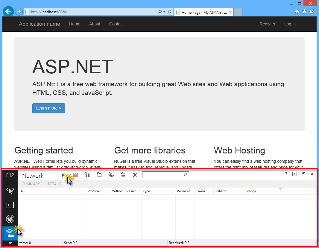 啟動 Web API 網路擷取