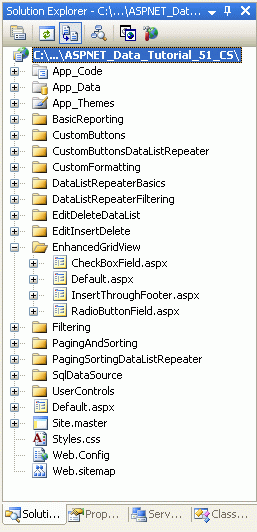 為 SqlDataSource-Related 教學課程新增 ASP.NET 頁面