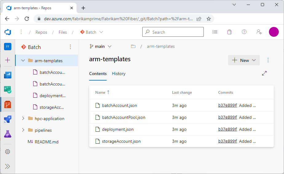 Screenshot of the repository structure.