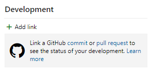 GitHub 的開發控件螢幕快照。