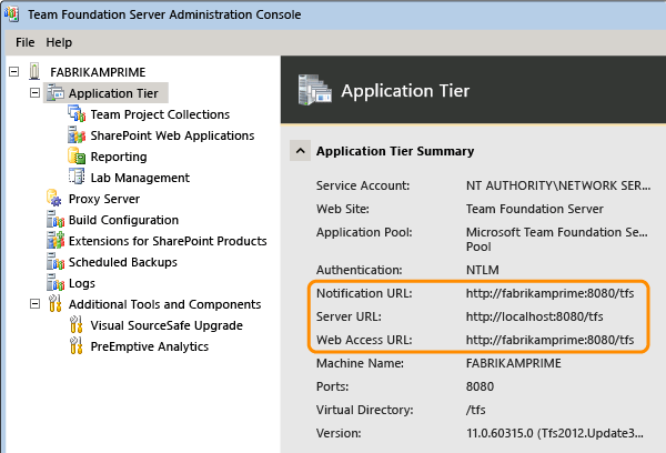 Team Web Access 資訊現在已正確