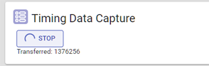 Screenshot shows the Timing Data Capture panel.