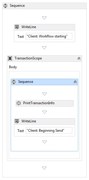 Adding Client: Beginning Send activities