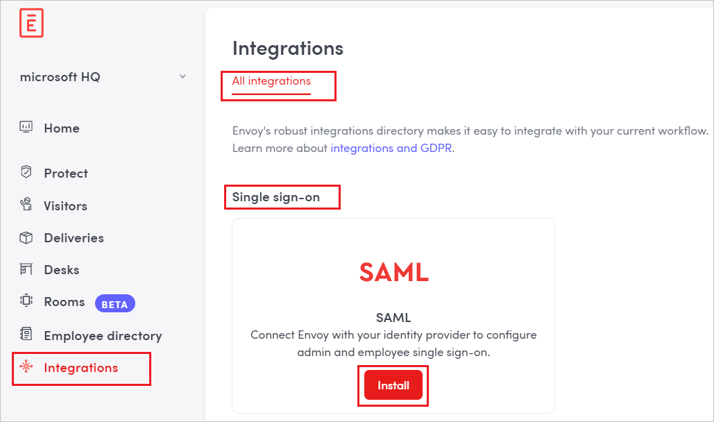 SAML 驗證