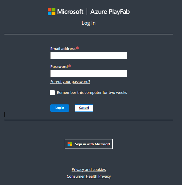 Sign in with Microsoft