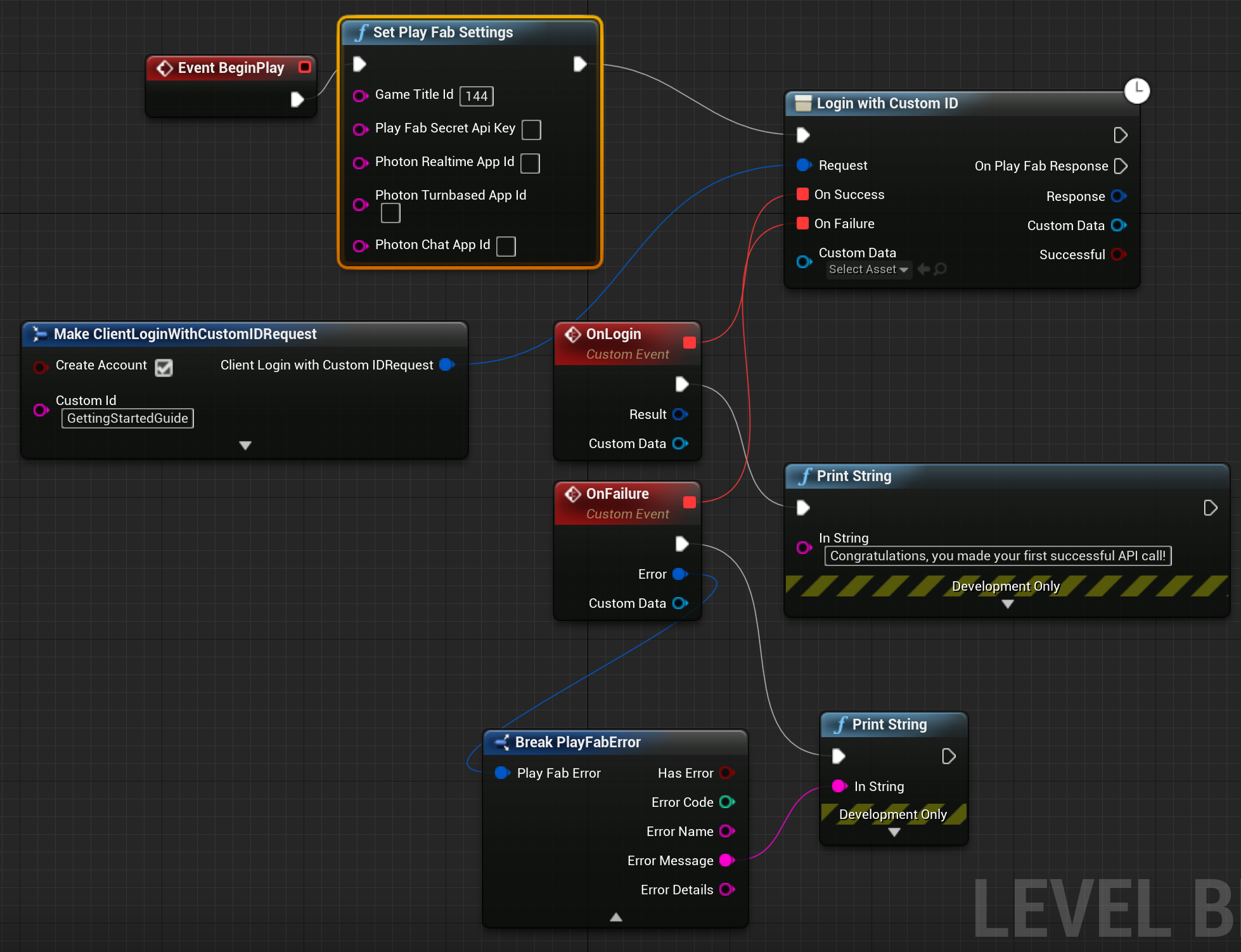 Opened Blueprint UI