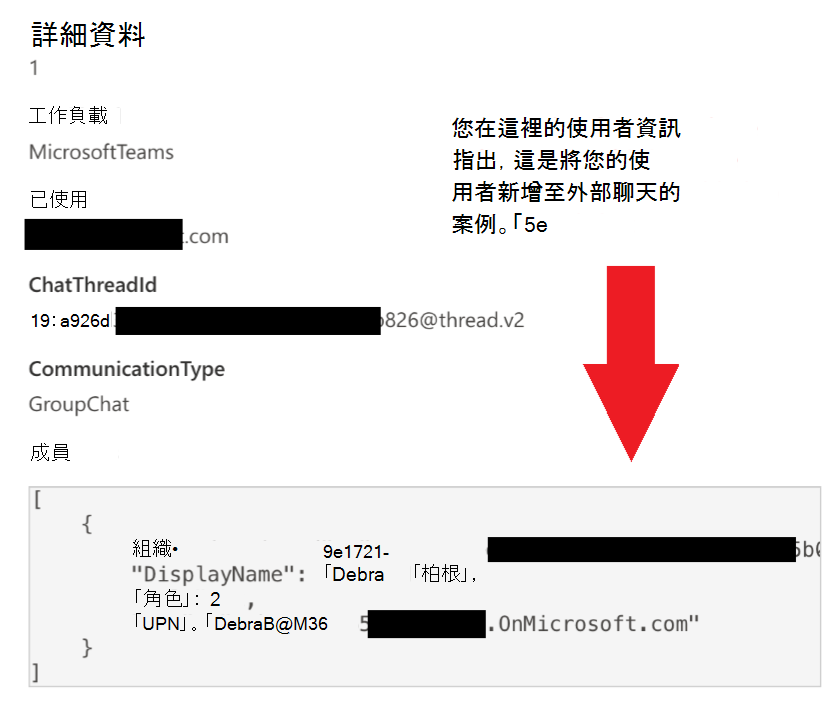 Microsoft檢視成員詳細數據