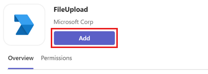 Screenshot show the option to upload the custom app in Teams.