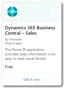 顯示 Dynamics 365 Business Central - Sales Web 應用程式的螢幕擷取畫面。