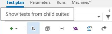 Showing tests from child suites