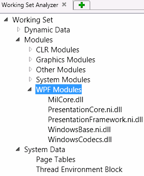 Working Set Viewer 用法分類