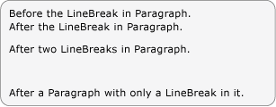 螢幕擷取畫面：LineBreak 範例