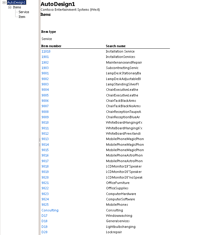 Auto design report