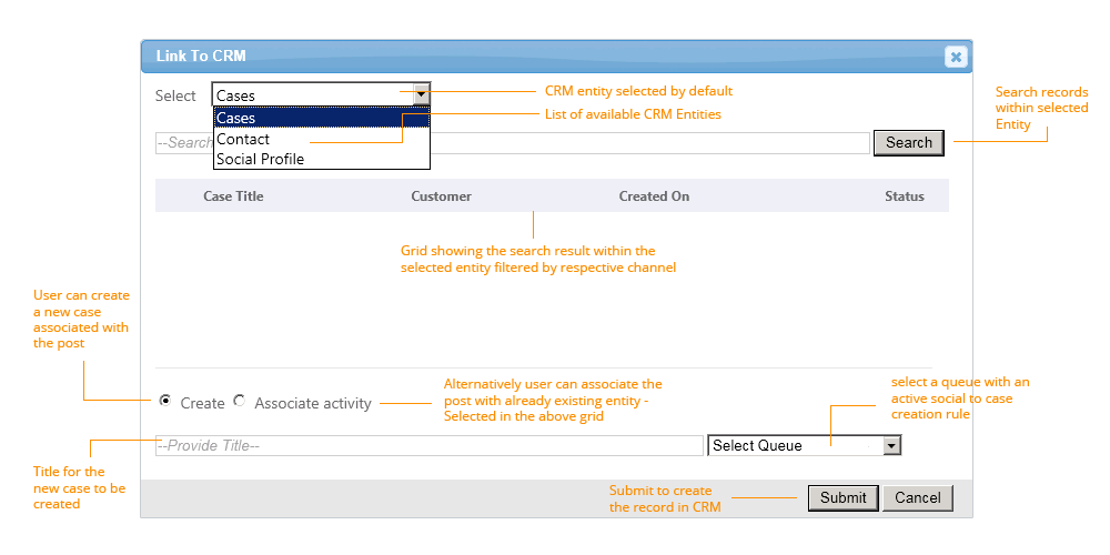 Social care sample application form