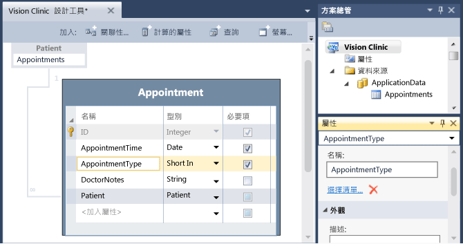 Appointment 實體