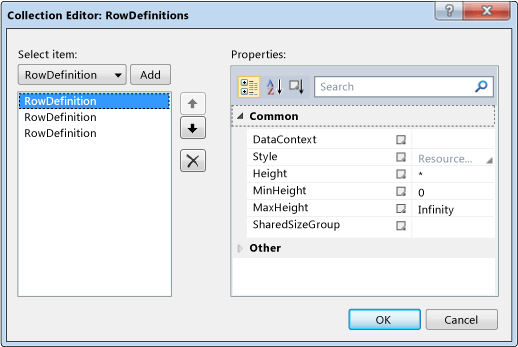 WPF [集合編輯器] 對話方塊