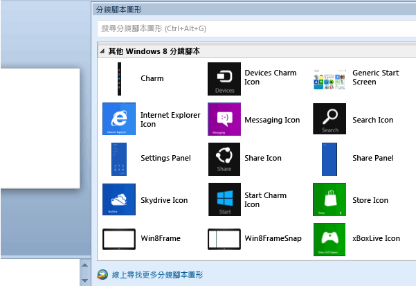 展開圖形的 Storytelling Common 分類