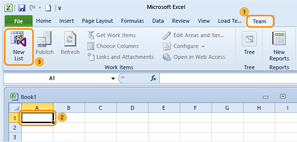 在 Excel 和 TFS 之間建立清單連接