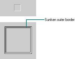 Status field border style