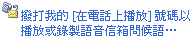 撥打本人 Outlook 語音存取的電話號碼