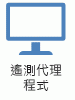 這個圖示代表遙測代理程式。