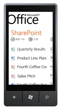 SharePoint Workspace Mobile for Windows Phone 7