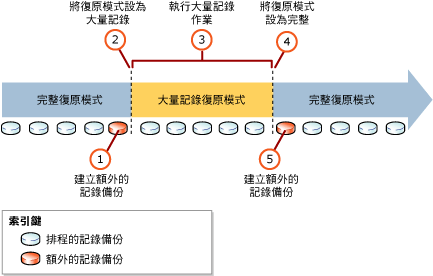 使用大量記錄復原的建議處理序