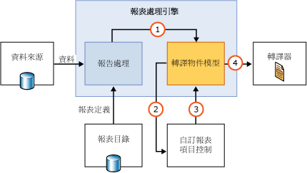 自訂報表項目執行階段元件