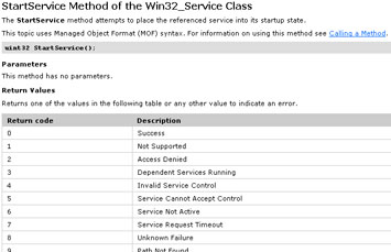 StartService Method