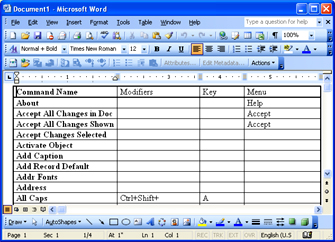 Microsoft Word