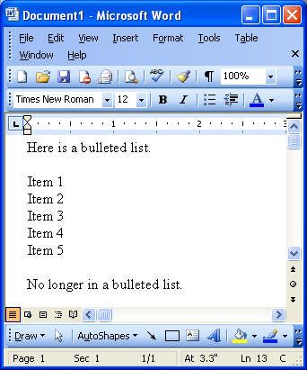 Microsoft Word