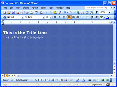 Microsoft Word