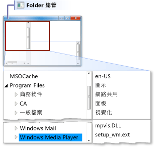 FolderExplorer 樹狀檢視和清單檢視